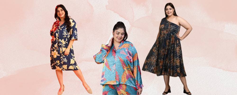 Women plus size Bold Prints and Patterns