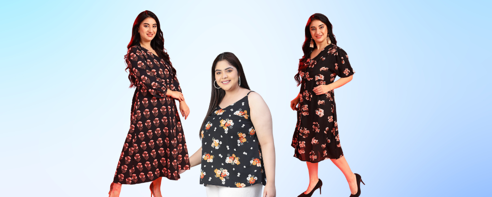 Dark Florals in plus size