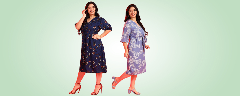 Feminine Wrap Dresses